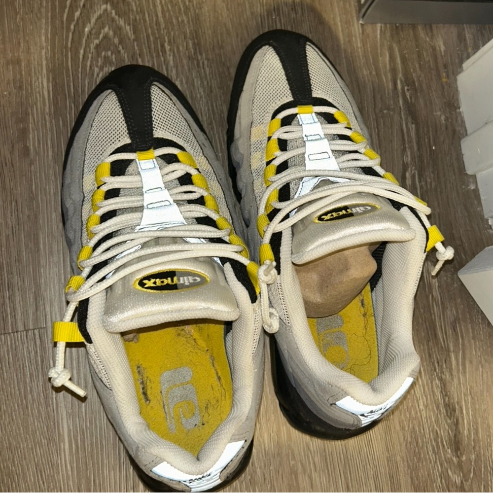 Nike Air Max Sneakers - Black, Gray, Yellow